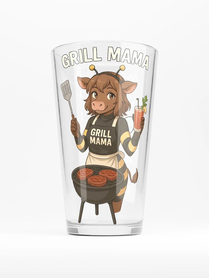 Grill Mama Cow Shaker Pint Glass product image (2)