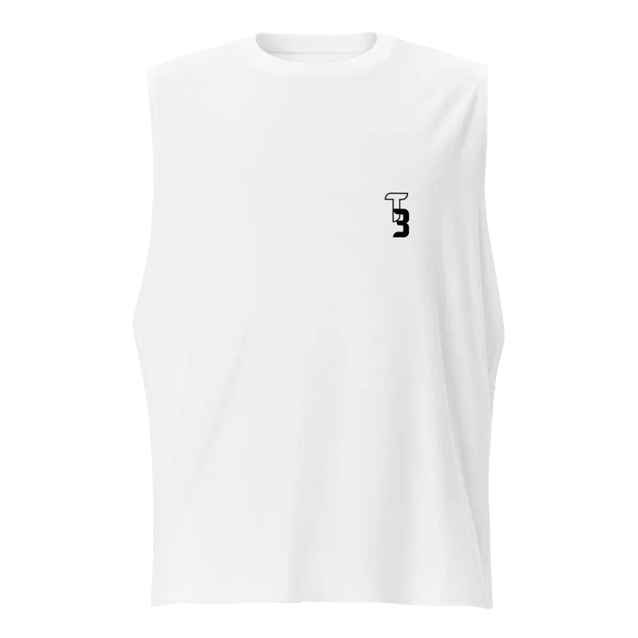 White T3 Red Star Burst Mens Tank product image (5)