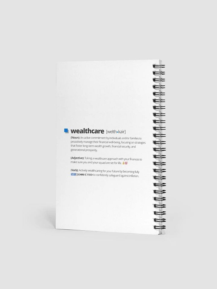 Wealthcare Notebook product image (2)