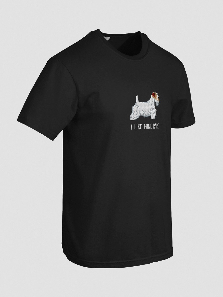 I Like Mine Rare T-Shirt(Embroidered) of a Sealyham Terrier(Brown & White) product image (48)