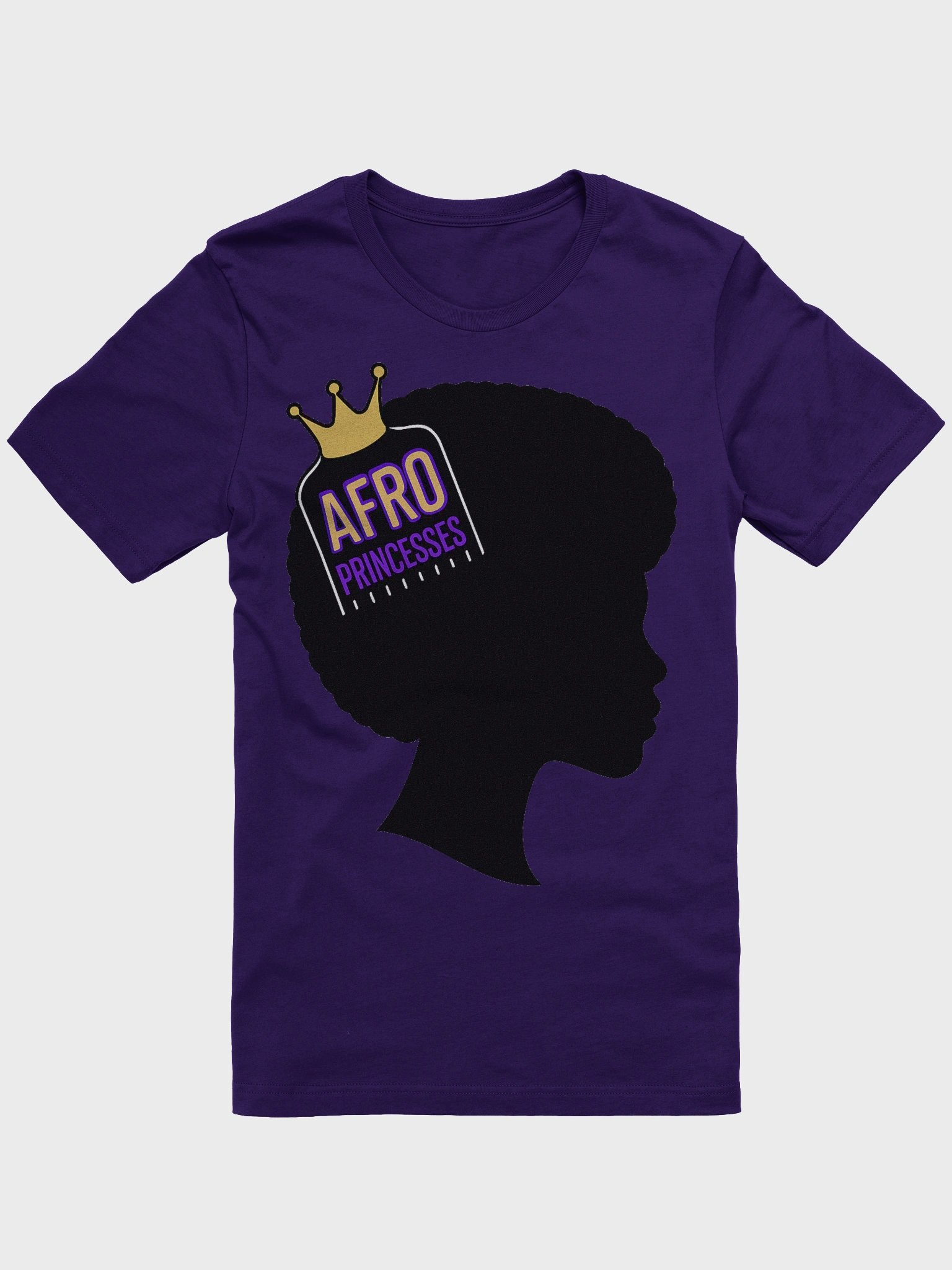 Afro Princesses Tee (Purple Highlight) product image (1)