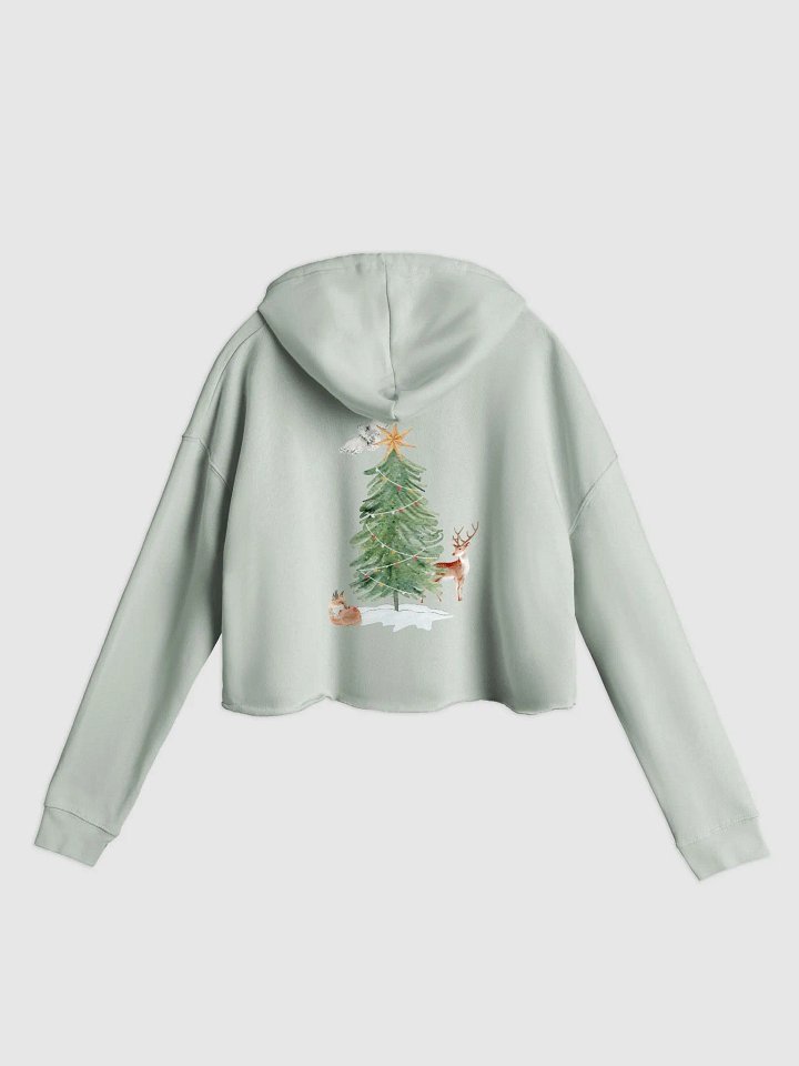 Merry Yule Cropped Hoodie product image (10)