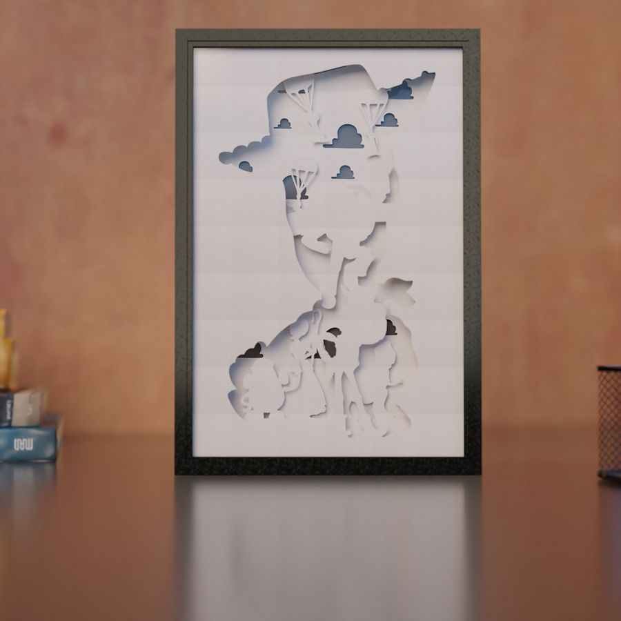 Toy Story Lightbox template - PDF PNG SVG DXF + Video product image (4)