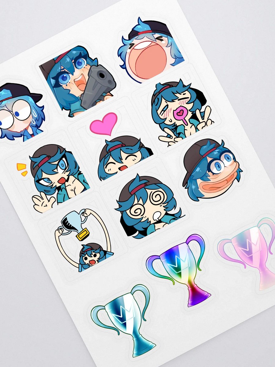 Akira Emote Sticker Sheet product image (1)