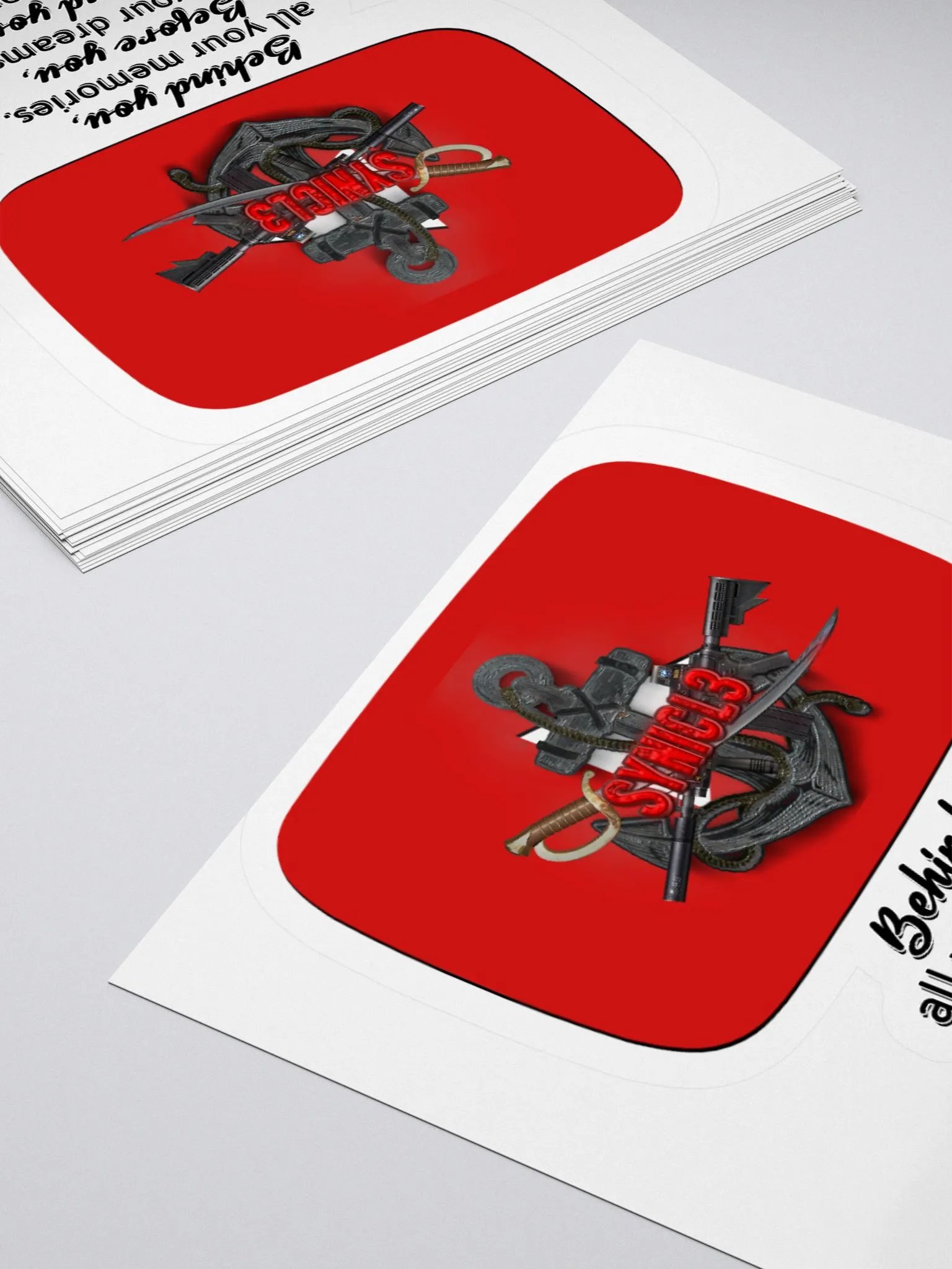 YT Behind - Sticker product image (10)