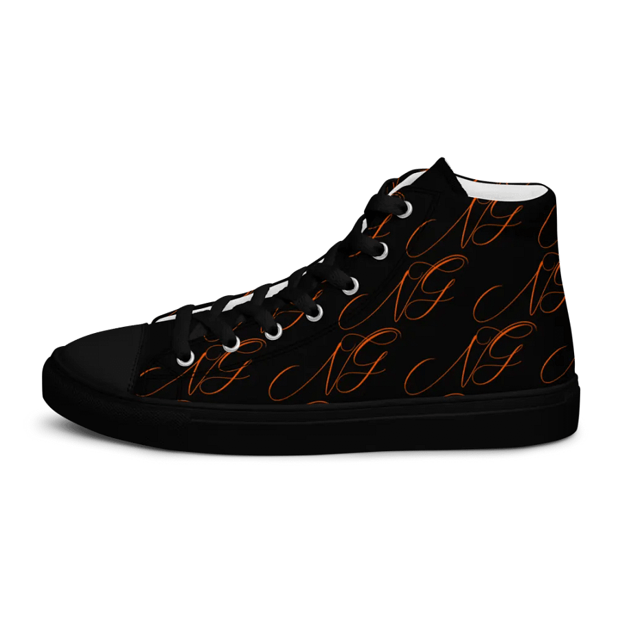 Ng text Men's High Tops product image (12)