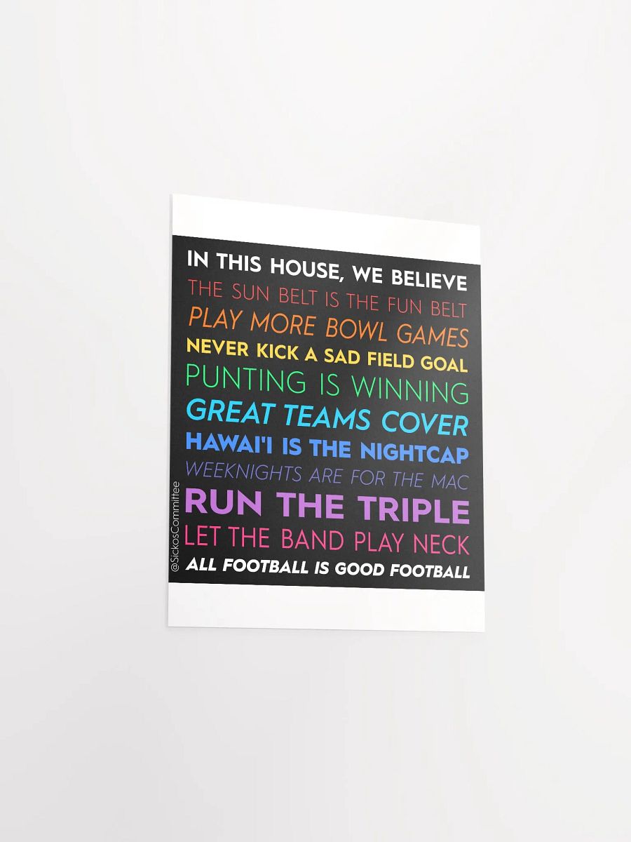 In This House - Sickos Committee Poster (7 Sizes) product image (19)