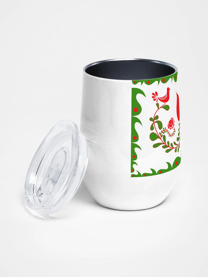 Hungarian Folk Art Wine Tumbler product image (2)