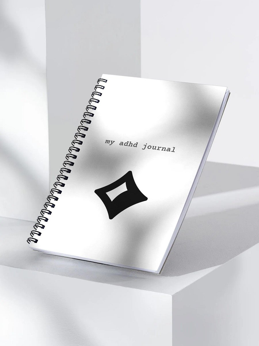 Plain White ADHD Journal product image (3)