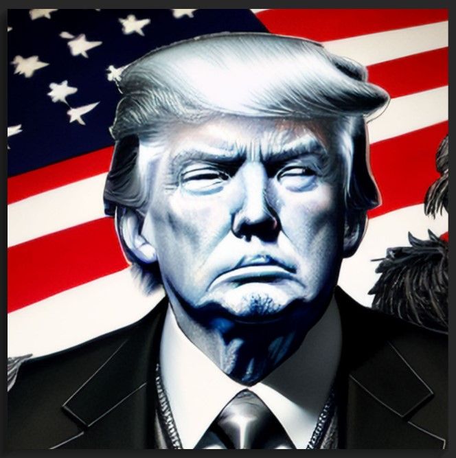 Patriotic Visionary - LIMITED EDITION METAL PRINT product image (1)