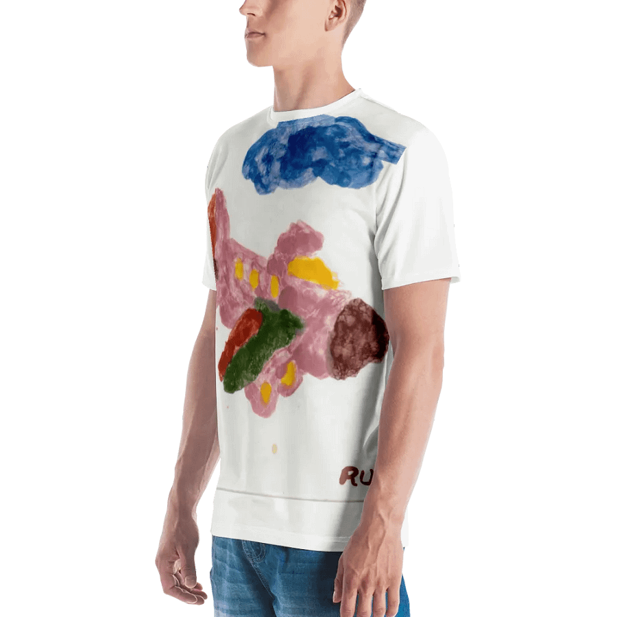 Kid Airplane (All-Over Print Crew Neck T-Shirt) product image (4)