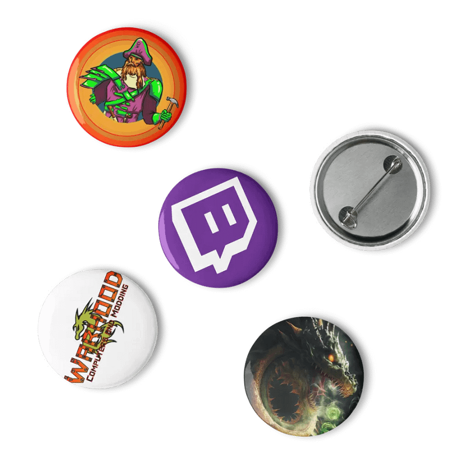 Wazzyl's Pin Button Set product image (15)