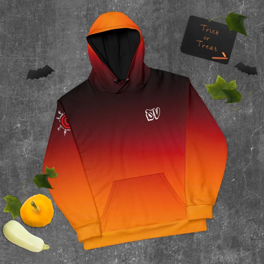 STRAIGHT VIBIN NEON COLOR FADE STYLE KURAMA + NARUTO HOODIE product image (9)