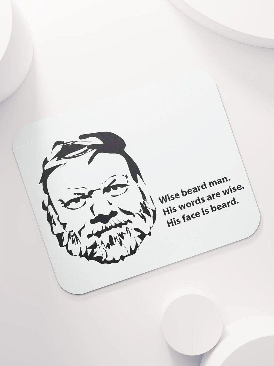 Wise Beard Man Mouse Pad product image (7)