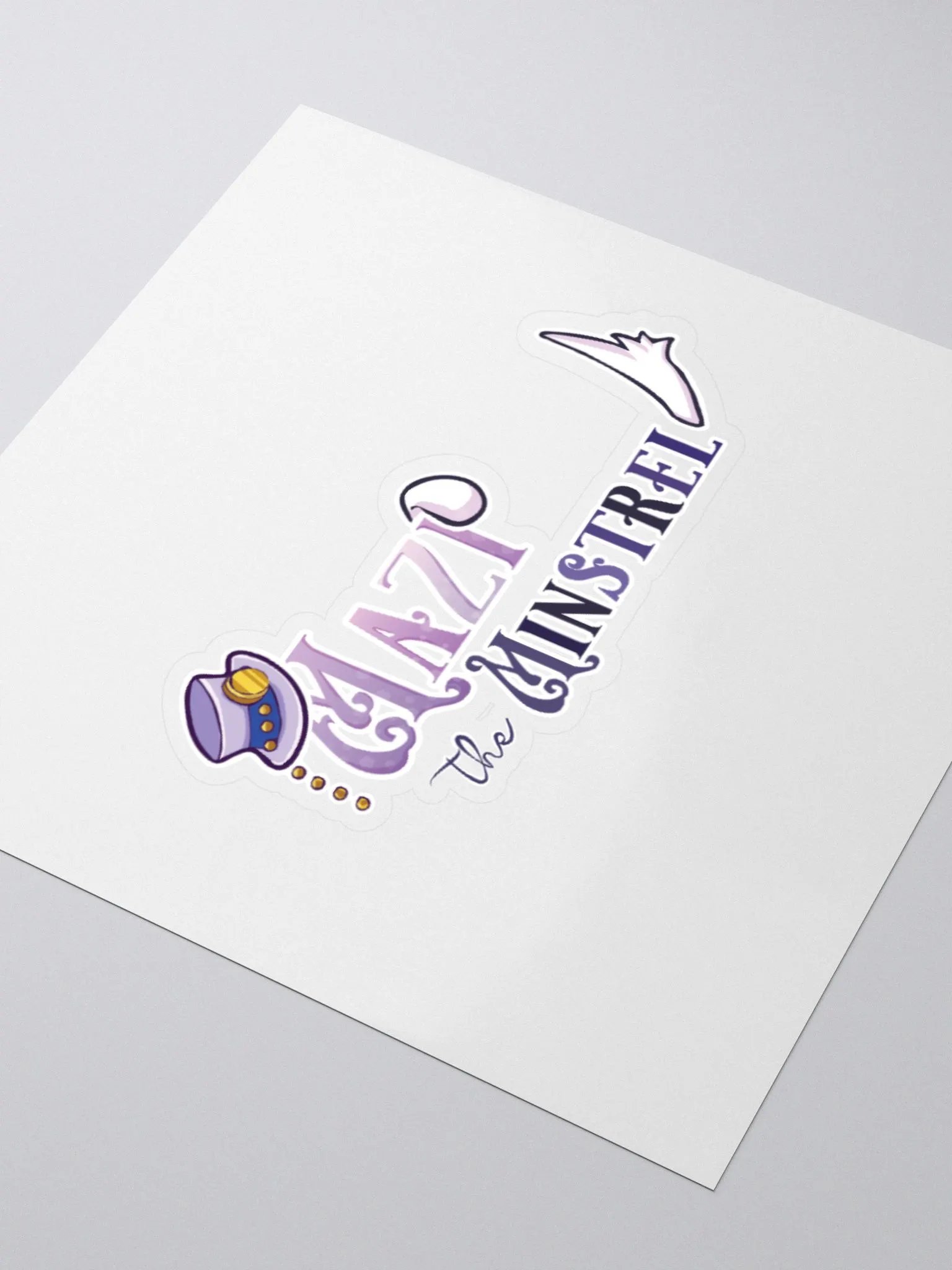 Mazi The Minstrel Logo Sticker product image (9)