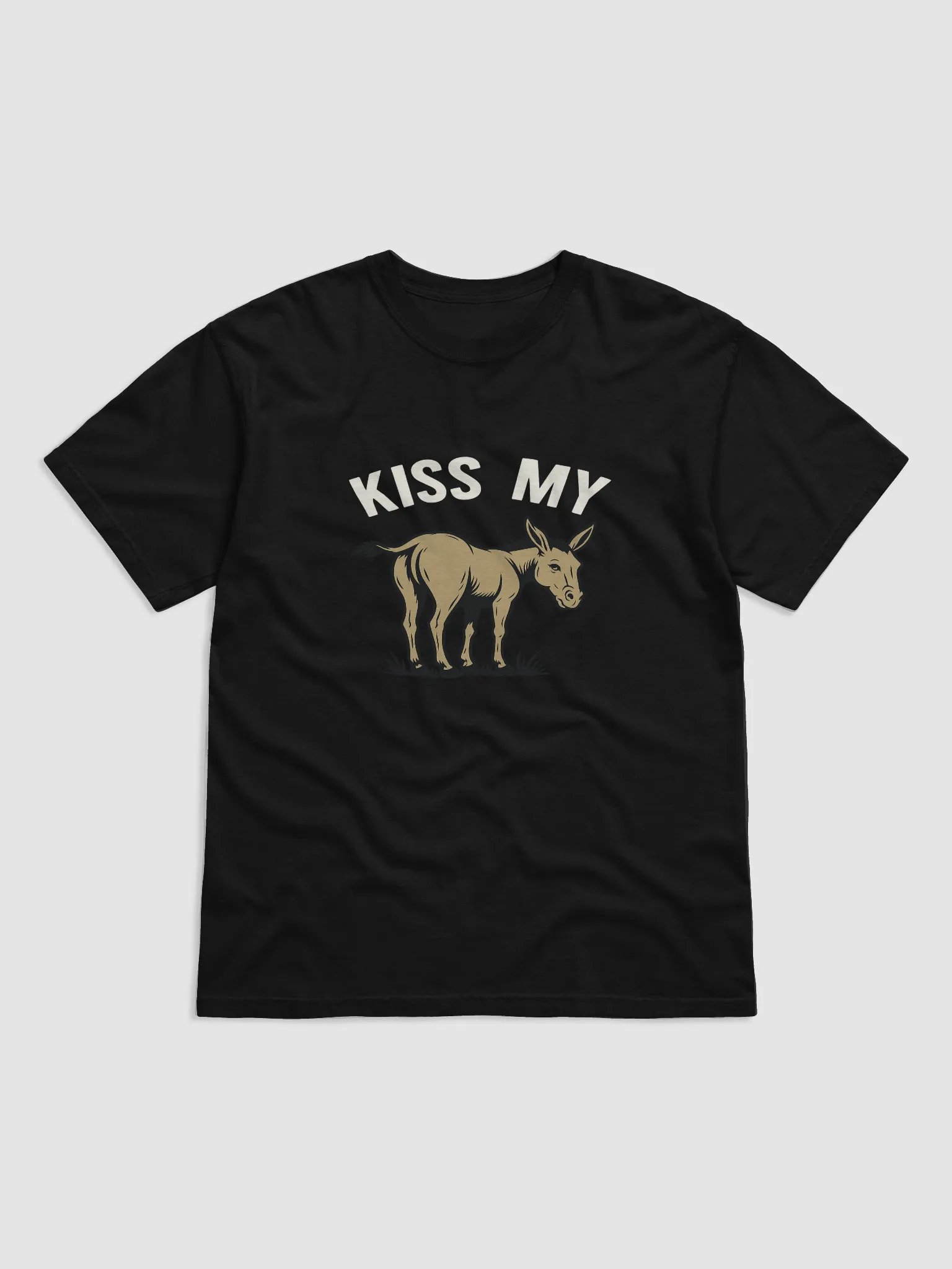 KISS MY – Sarcastic Donkey Tee (Attitude from Behind) product image (3)