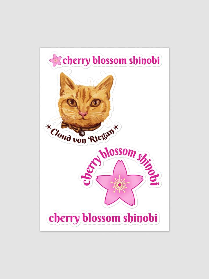 [CherryBlossomShinobi] Kiss Cut Sticker Sheet Generic Kiss Cut Sticker Sheet product image (1)