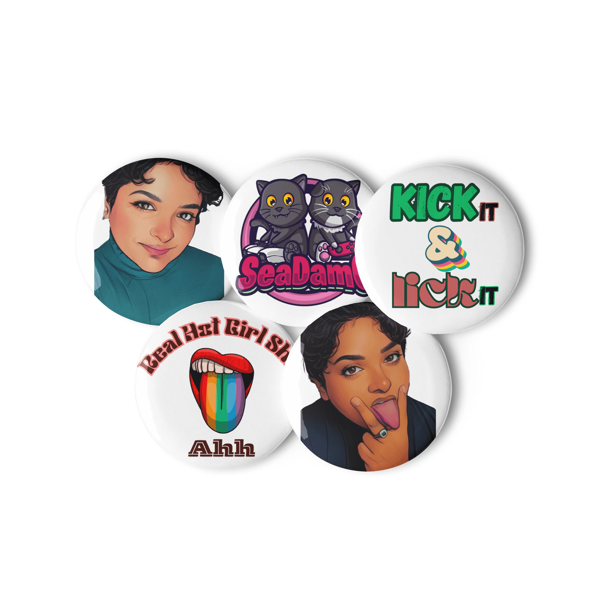 SeaDame - Self-Portrait Logo Pin Set product image (3)