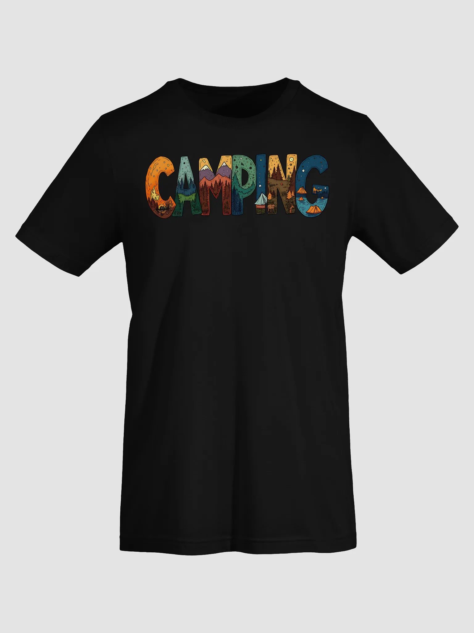 Camping Cartoon Illustration Fun Lettering product image (8)