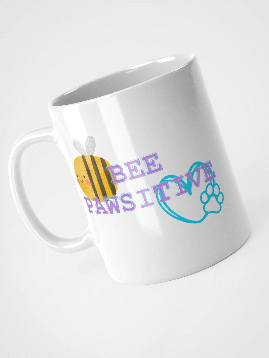 EmJDawg Bee Pawsitive Cupcake Mug (White) product image (3)