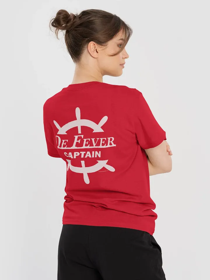 DeFever Captain - T-Shirt - Dark Shirt w/White Logo product image (1)