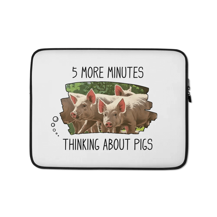 Funny Pigs Laptop Sleeve product image (1)