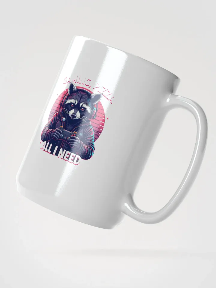 Gamer Raccoon Mug product image (2)