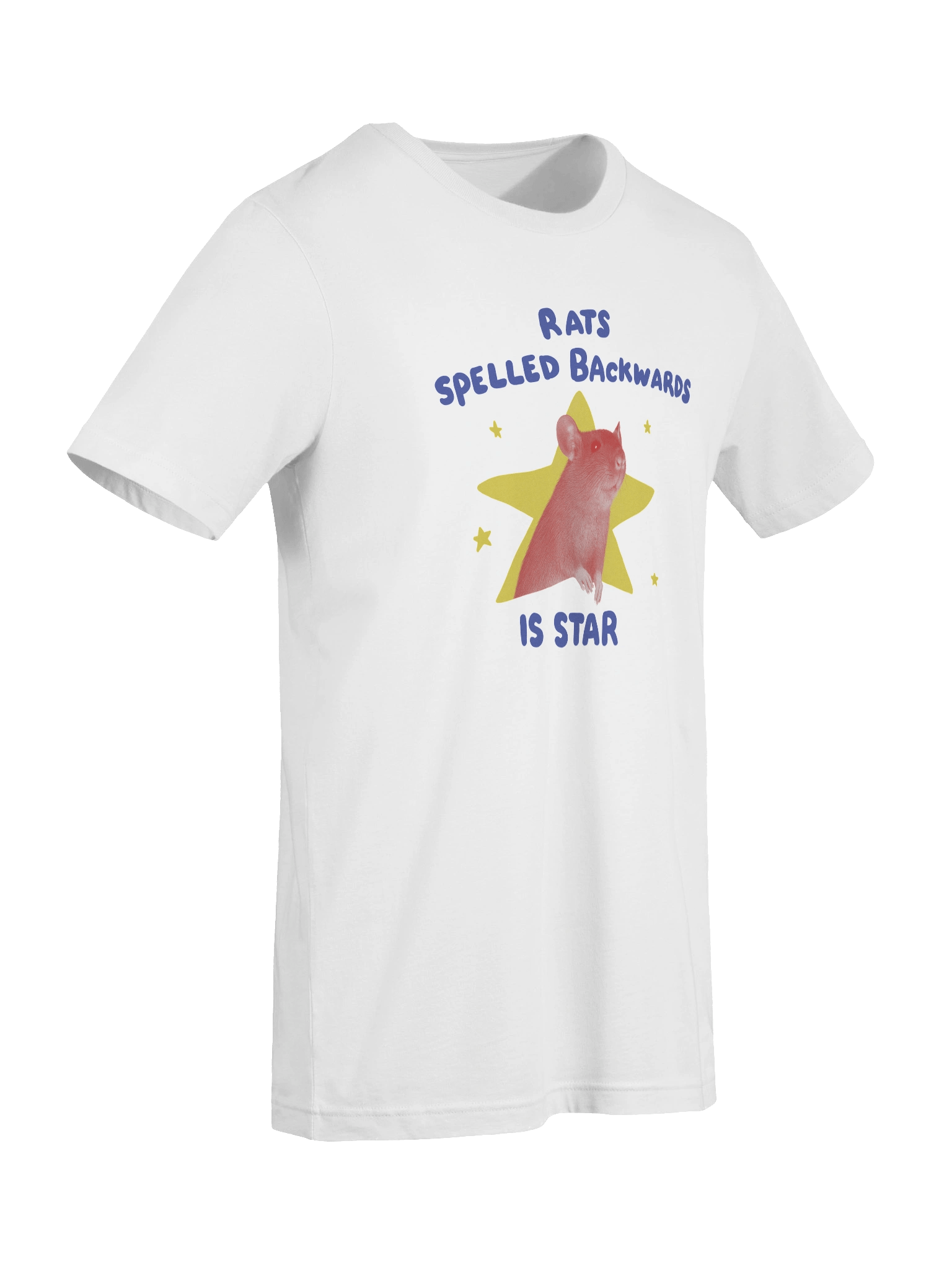 Rats Spelled Backwards Is Star Graphic T-Shirt | Cute Rat Star Tee product image (28)