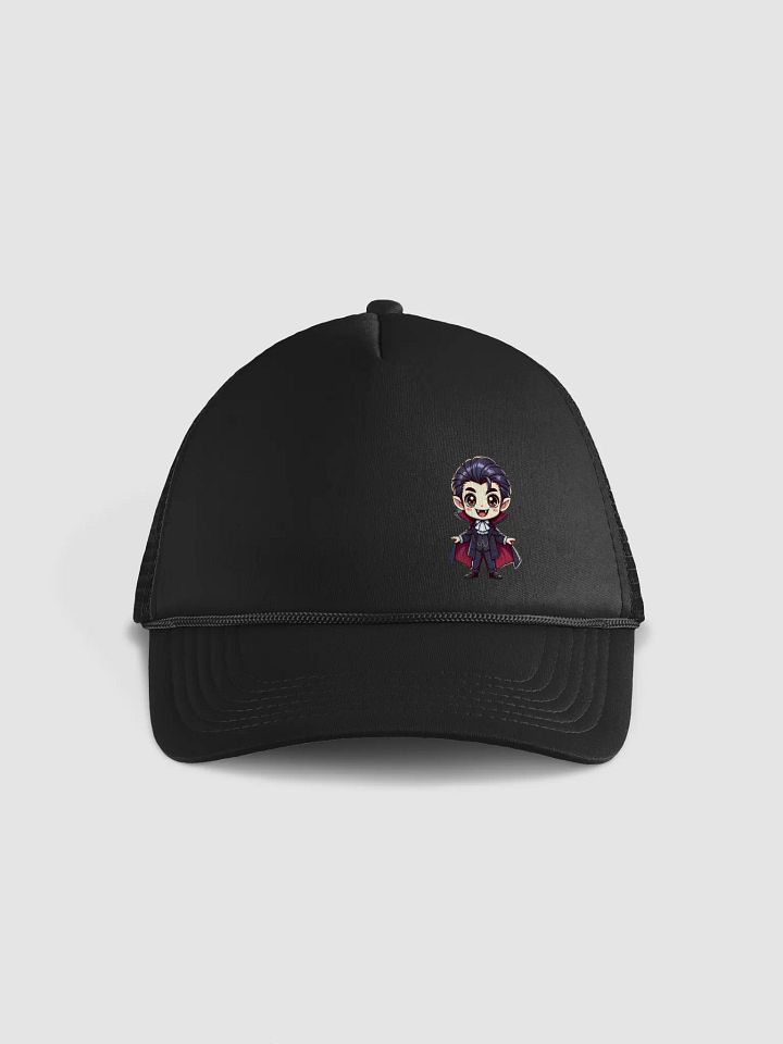 Chibi Vampire Emblem Ball Cap – Subtle Gothic Charm product image (1)