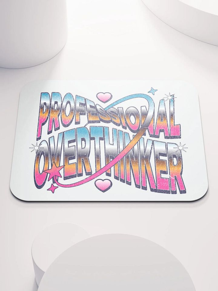 Professional Overthinker Orbiting Thoughts Mouse Pad product image (1)