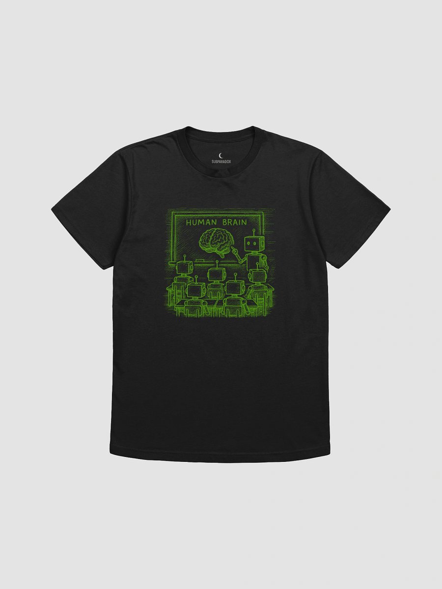What…? Human? - Robot Classroom - Black Tee product image (3)