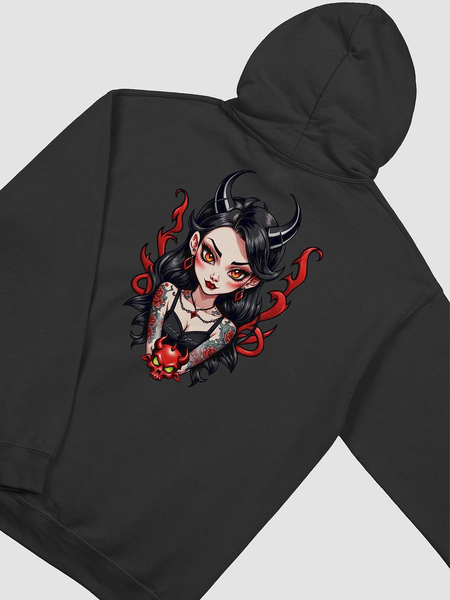 Tattooed Devil Girl Back print hoodie product image (41)