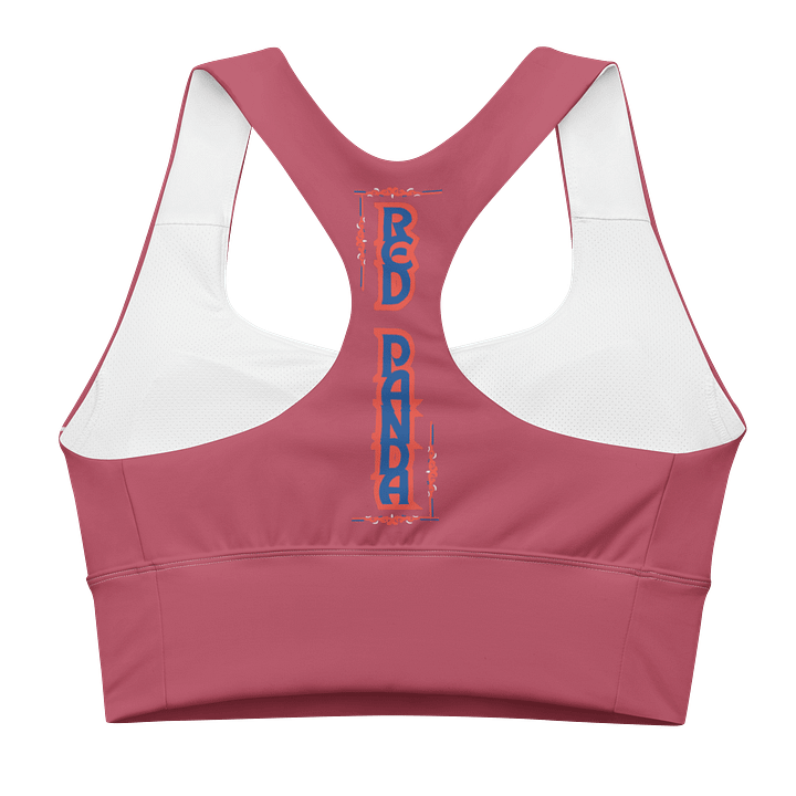 "Zzz" RED PANDA Hippie Pink Sports Bra product image (2)