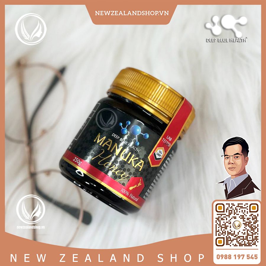 Mật ong Manuka 100% nguyên chất UFM10+ Deep Blue Health Manuka Honey 250g product image (3)