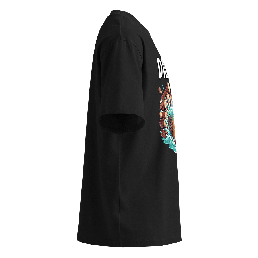 DAMN! Bad Luck Beaver - Funny Meme T-Shirt - Stanley/Stella Unisex Organic Oversized T-Shirt SATU020 product image (3)