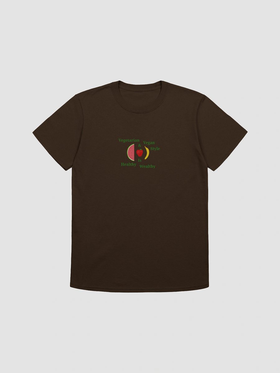 Healthy Wealthy Vegetarian & Vegan Tee product image (1)