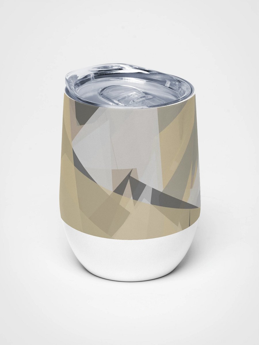 Geometric Elegance Wine Tumbler product image (1)