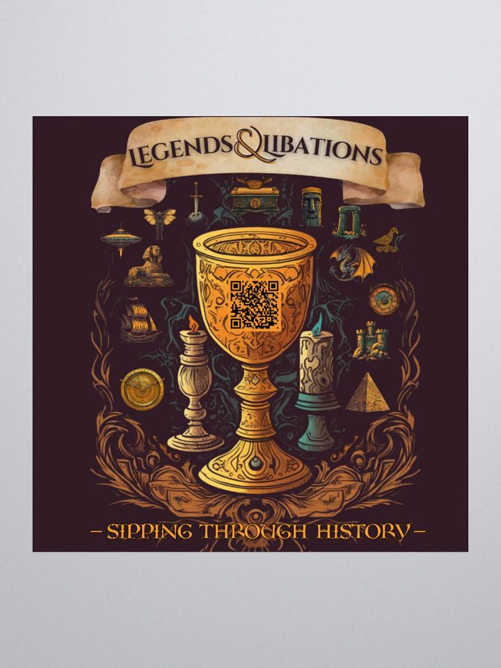 Legends & Libations Sticker product image (1)