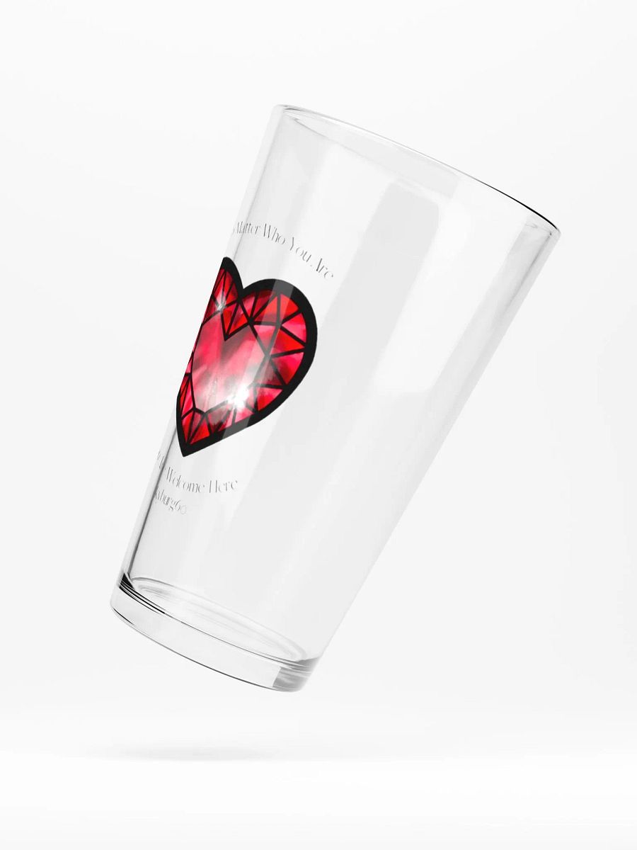 Ruby Heart Pint Glass product image (5)