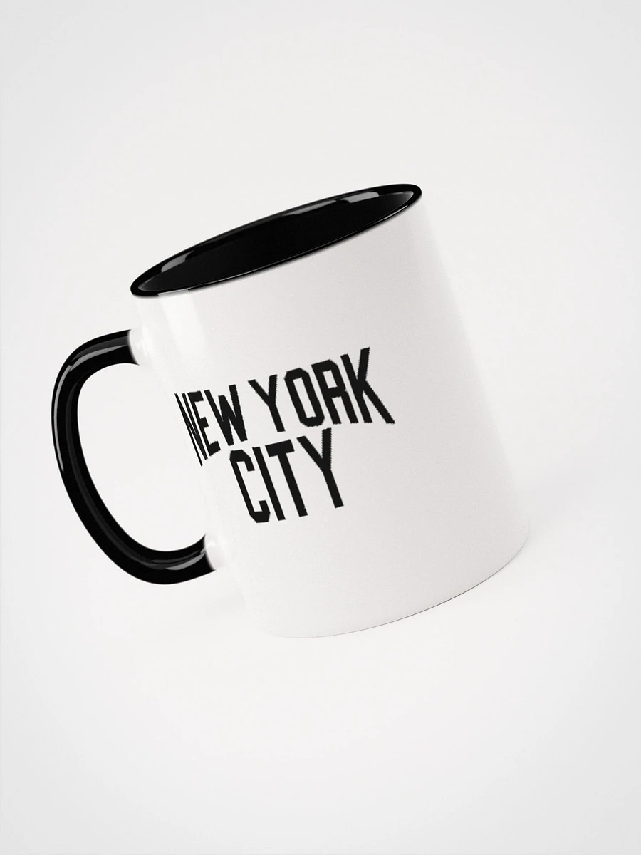 New York City Coffee Mug (Black text on white) product image (3)