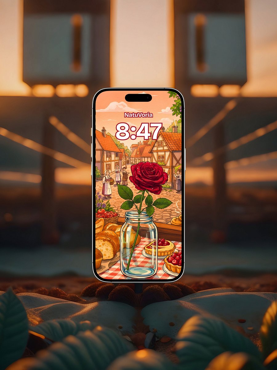 Flowers in Glass – 5 Aesthetic Wallpapers Pack (Mobile) product image (3)