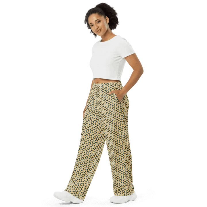Blue Windmills Wide-Leg Pants product image (2)