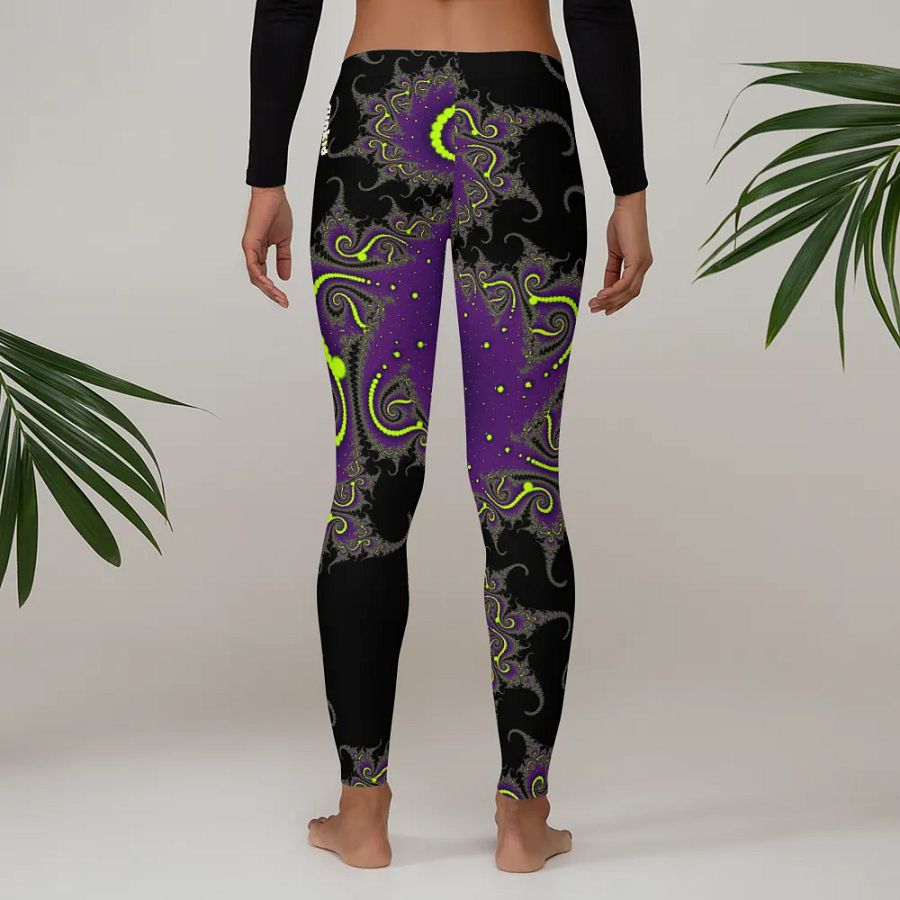Fractal Leggings - Acid Nights product image (6)
