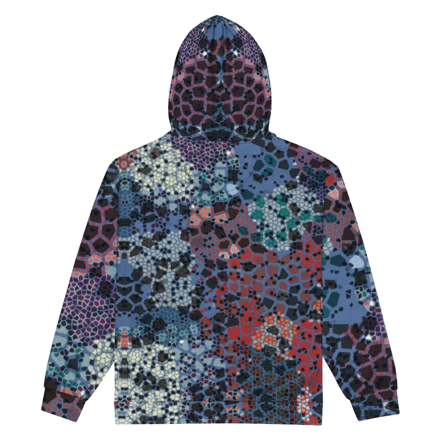Stained glass Recycled Unisex Zip Hoodie product image (3)