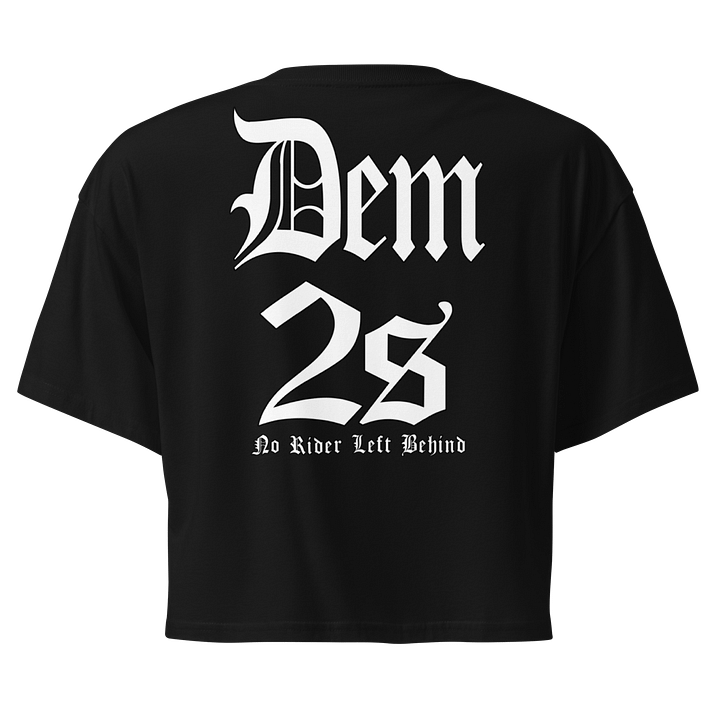 DEM 2S | GOTHIC CROPTOP | WOMENS | EMBROIDERED FRONT product image (1)