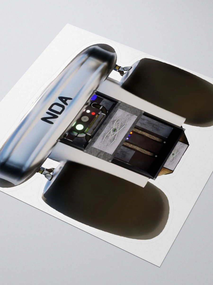 NDA Jetpack Kiss Cut Stickers product image (3)