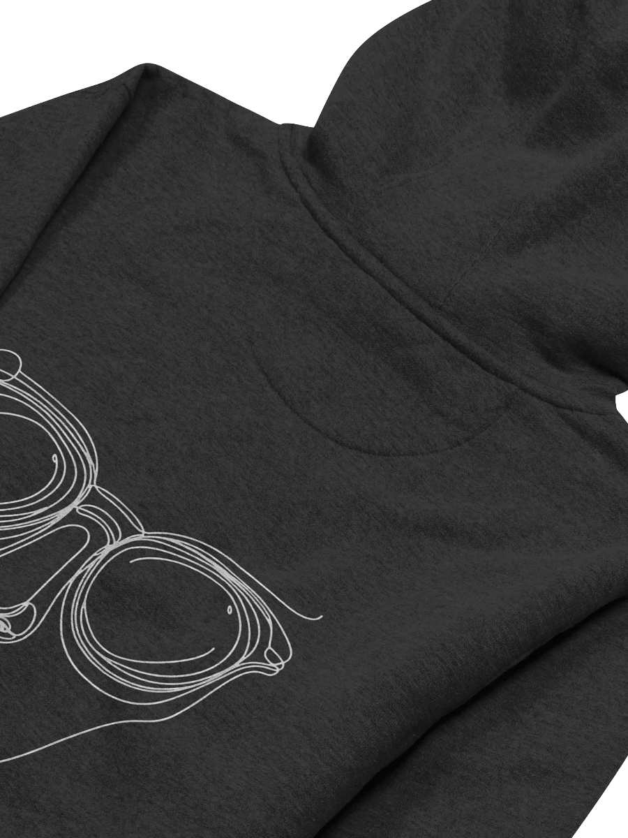 Minimalist Face And Glasses Line Art Unisex Hoodie product image (18)