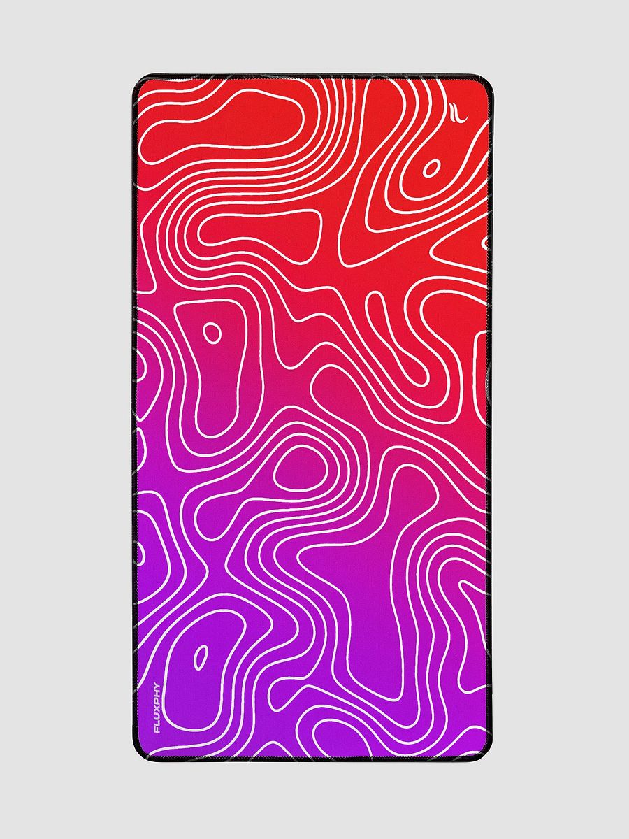 Red & Purple Topography Mousepad - Fluxphy product image (2)