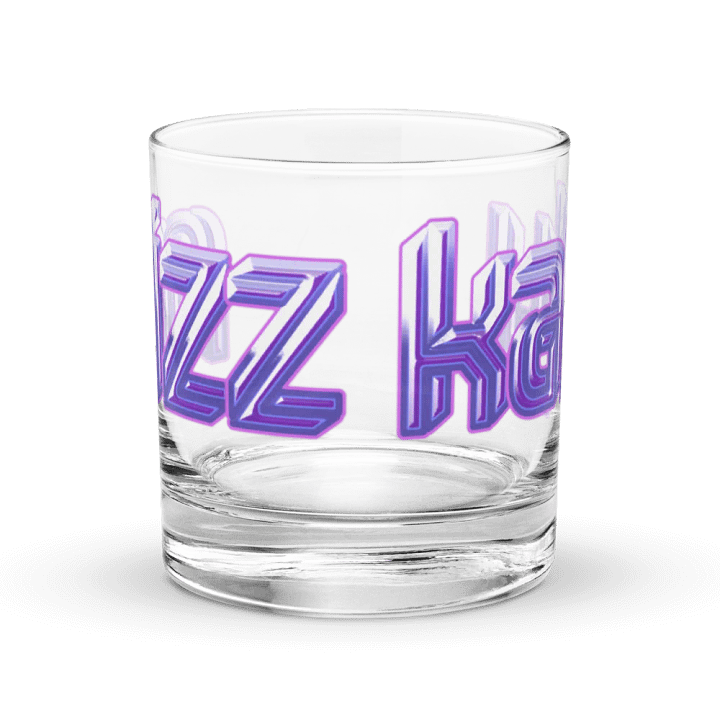 Shimmering Purple MizzKally Rocks Glass product image (1)