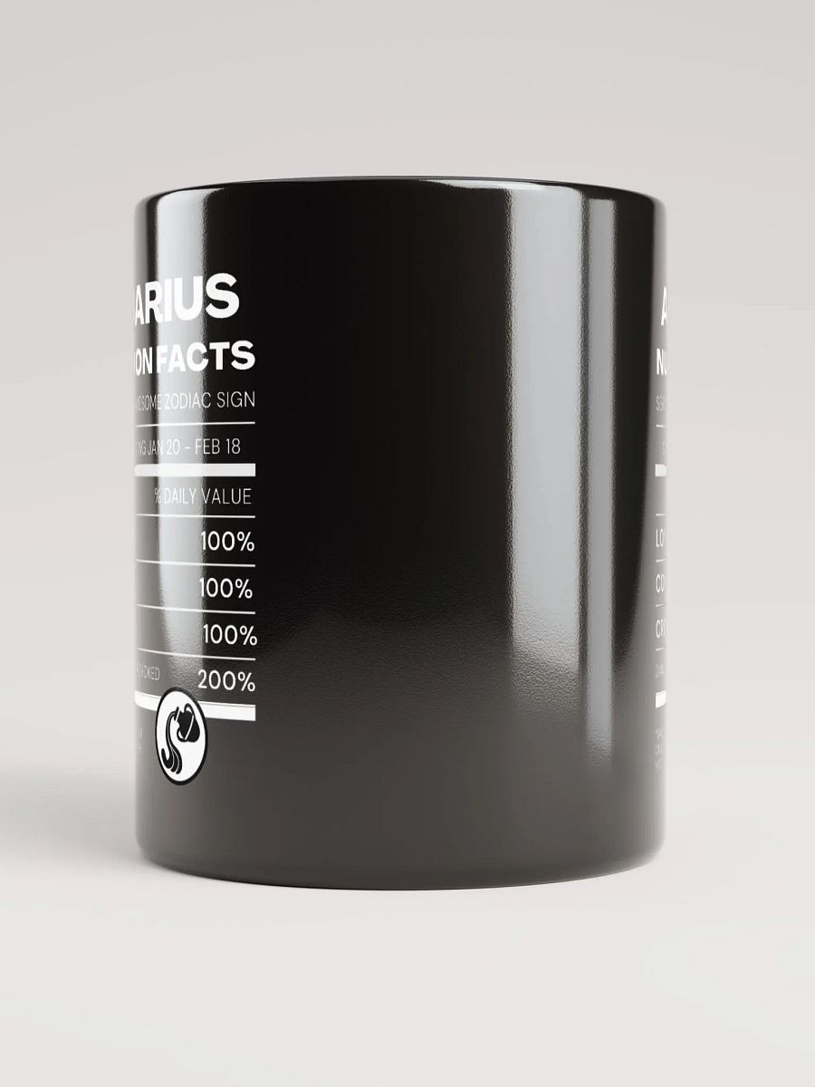 Aquarius Nutrition Facts Mug product image (2)